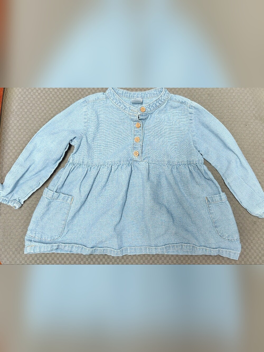 Denim Tunic Top By Carter's Size 12M